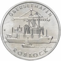Купить Германия (ГДР) 5 марок (mark) 1988 "30 лет порту города Росток"