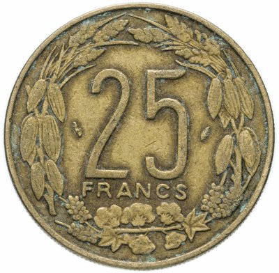 купить Центральная Африка (BEAC) 25 франков (francs) 1991