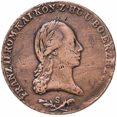 купить Австрия 6 крейцеров 1800 S