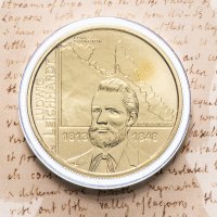 Купить Австралия 1 доллар (dollar) 2013 "200 лет со дня рождения Людвига Лейхгардта" (в конверте, с маркой)