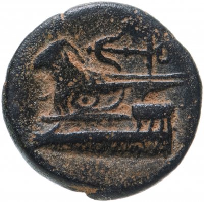 купить Государство Селевкидов, Селевк II Каллиник, 246-225 годы до Р.Х., AE16. (Корабль)