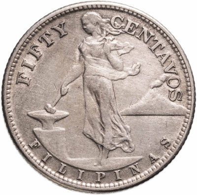 купить Филиппины 50 сентаво (centavos) 1945