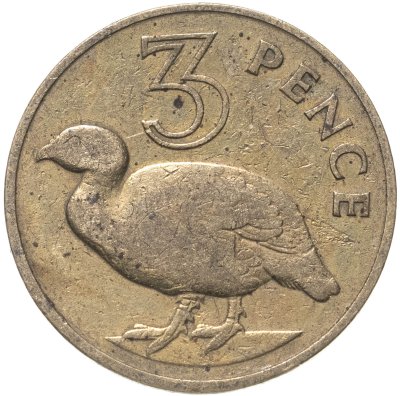 купить Гамбия 3 пенса (pence) 1966