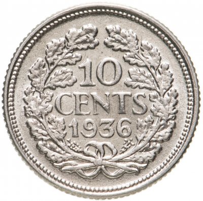 купить Нидерланды 10 центов (cents) 1936