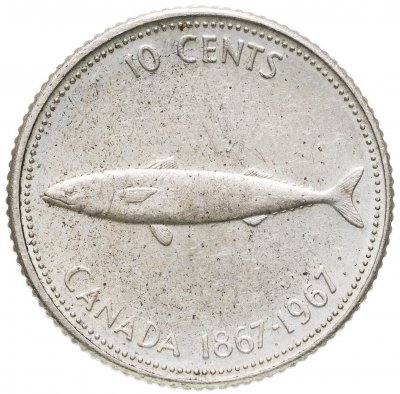 купить Канада 10 центов (cents) 1967 "100 лет Конфедерации Канада"