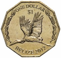 купить Белиз 1 доллар (dollar) 2012 "30 лет Центральному банку"