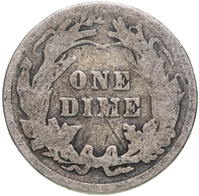 купить США 10 центов (дайм, one dime) 1910 Barber Dime Без отметки монетного двора