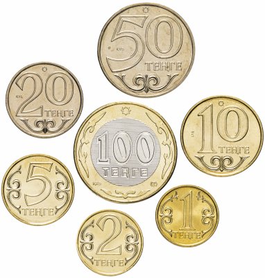 купить Казахстан набор монет 2000-2005 (7 штук)