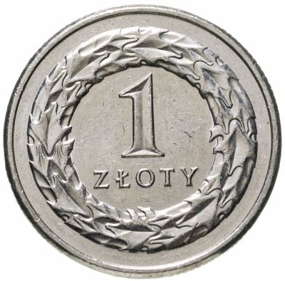 купить Польша 1 злотый (zloty) 2017-2019, случайная дата