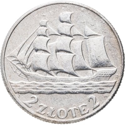 купить Польша 2 злотых 1936 "15 лет морскому порту Гдыня"