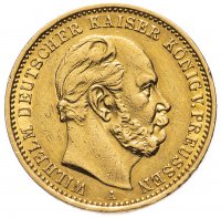 Купить Германия (Империя) 20 марок (mark) 1877 A