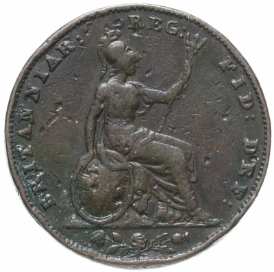 купить Великобритания 1 фартинг 1853