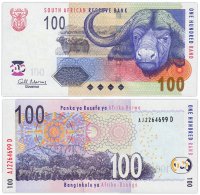 Купить ЮАР 100 ранд 2010 (Pick 131b)