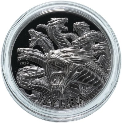 купить Танзания 1000 шиллингов 2022 Proof "Гидра" в футляре с сертификатом