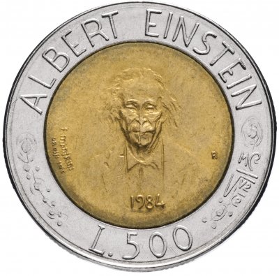 купить Сан-Марино 500 лир 1984 "Альберт Эйнштейн"