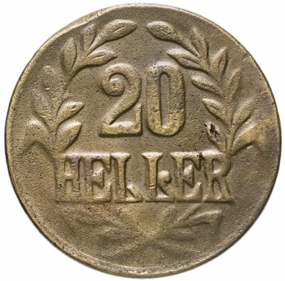 купить Германская Восточная Африка 20 геллеров (heller) 1916
