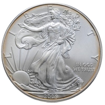 купить США 1 доллар (dollar) 2009 Американский серебряный орёл Без отметки монетного двора