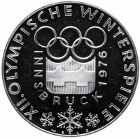 купить Австрия 100 шиллингов (schilling) 1974 Proof "XII зимние Олимпийские Игры, Инсбрук 1976"