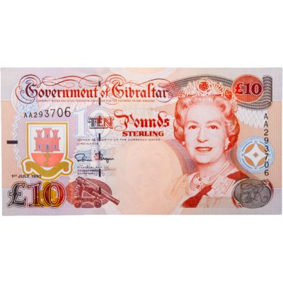 купить Гибралтар 10 фунтов 1995