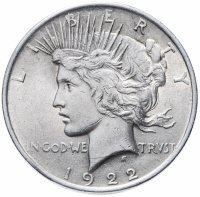 купить США 1 доллар 1922 "Мирный доллар"