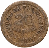 купить Кабо-Верде 20 сентаво (centavos) 1930
