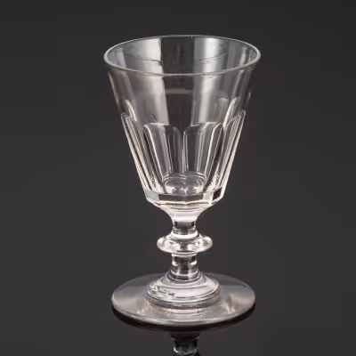 купить Лафитник с гранёным декором, стекло, Российская империя, 1890-1915 гг.