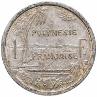 купить Французская Полинезия 1 франк 1975-2019, случайная дата