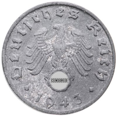 купить Германия (Третий рейх) 1 рейхспфенниг (reichspfennig) 1940-1945, случайный год
