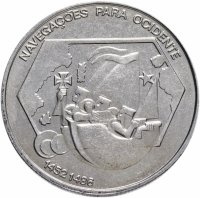 Купить Португалия 200 эскудо (escudos) 1991 "Навигация на запад"