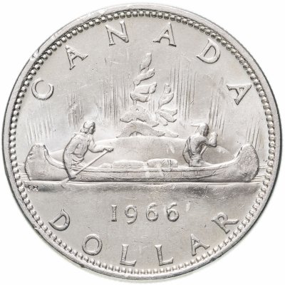 купить Канада 1 доллар (dollar) 1966