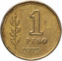 Купить Аргентина 1 песо 1974-1976, случайная дата