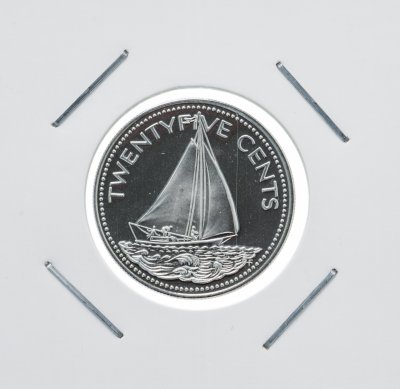 купить Багамы 25 центов (cents) 1974