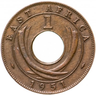 купить Британская Восточная Африка 1 цент (cent) 1951