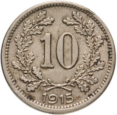 купить Австрия 10 геллеров (heller) 1915