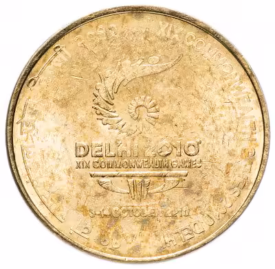 купить Индия 5 рупий (rupees) 2010 "XIX Игры Содружества в Индии"