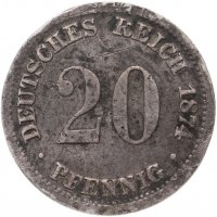 купить Германия 20 пфеннигов 1874 (D)