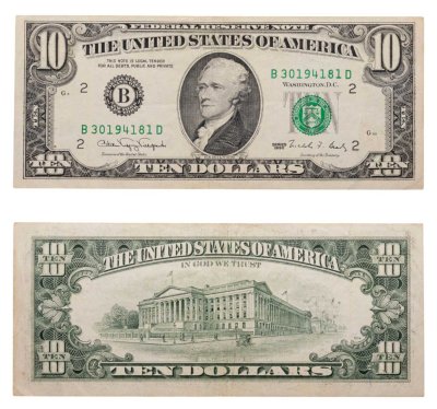 купить США 10 долларов 1990 год (Pick 486) B-Нью Йорк