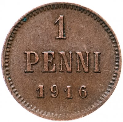 купить 1 пенни (penni) 1916