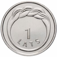 Купить Латвия 1 лат (lats) 2009 "Кольцо Намейса"