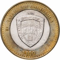 Купить 100 песо 2006 Г. Мексика. Чихуахуа