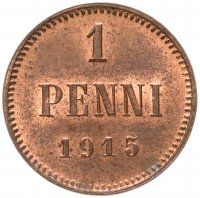 купить 1 пенни (penni) 1915
