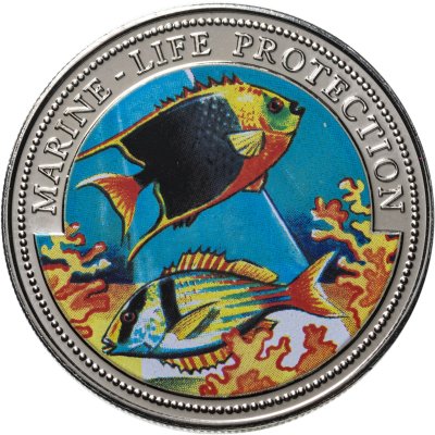 купить Гамбия 10 бутутов 1997 "Защита морской жизни"