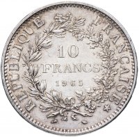 Купить Франция 10 франков (francs) 1965