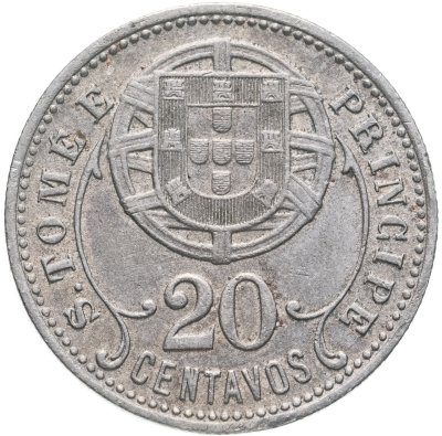 купить Сан-Томе и Принсипи 20 сентаво (centavos) 1929
