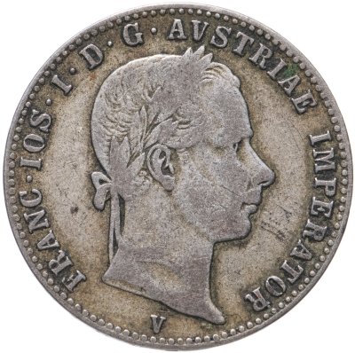 купить Австрия 1/4 флорина 1862 (V - Венеция)