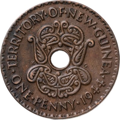 купить Новая Гвинея 1 пенни (penny) 1944