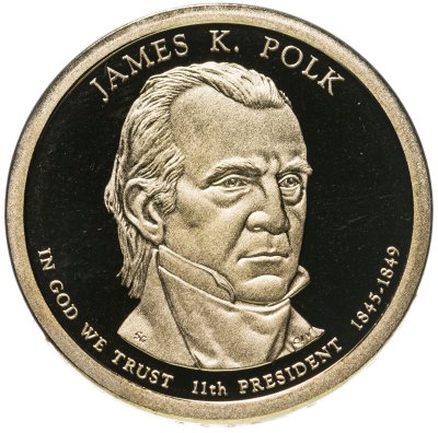 купить США 1 доллар 2009 Джеймс Полк (11-й президент США)