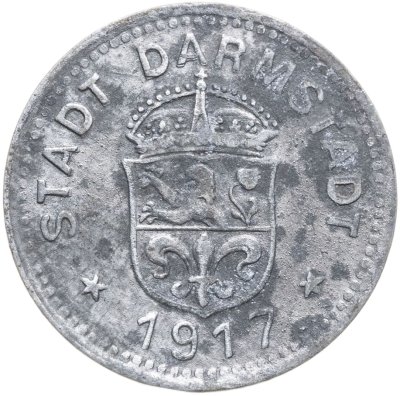 купить Германия, Дармштадт 10 пфеннигов 1917