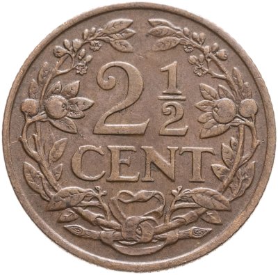 купить Кюрасао 2 1/2 цента (cent) 1948
