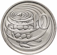 купить Каймановы острова 10 центов (cents) 1987